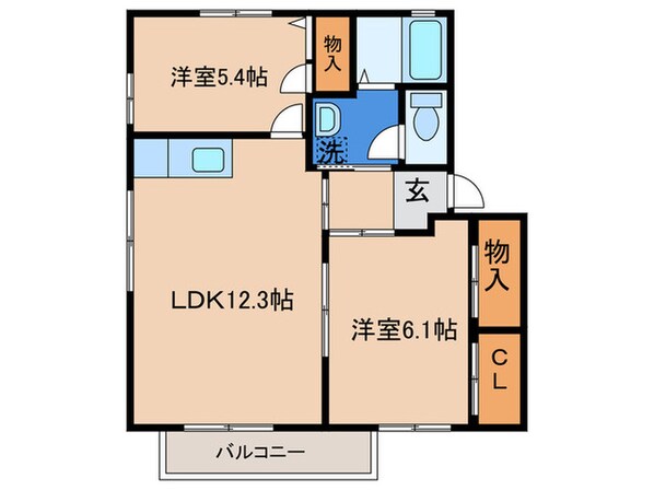 アルカディアＣの物件間取画像